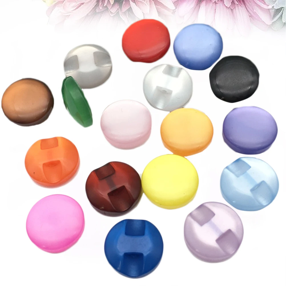

100pc Pearl Buttons Colorful for Sweaters Sewing Kids Clothing Accessories Candy Resin DIY Craft Projects