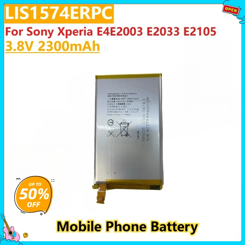 

Высококачественный аккумулятор для телефона LIS1574ERPC AGPB014-A001 AGPB016-A001 для Sony Xperia M4 E2303 E2333 E4 E2033 E2105 M5 E5606 E5663