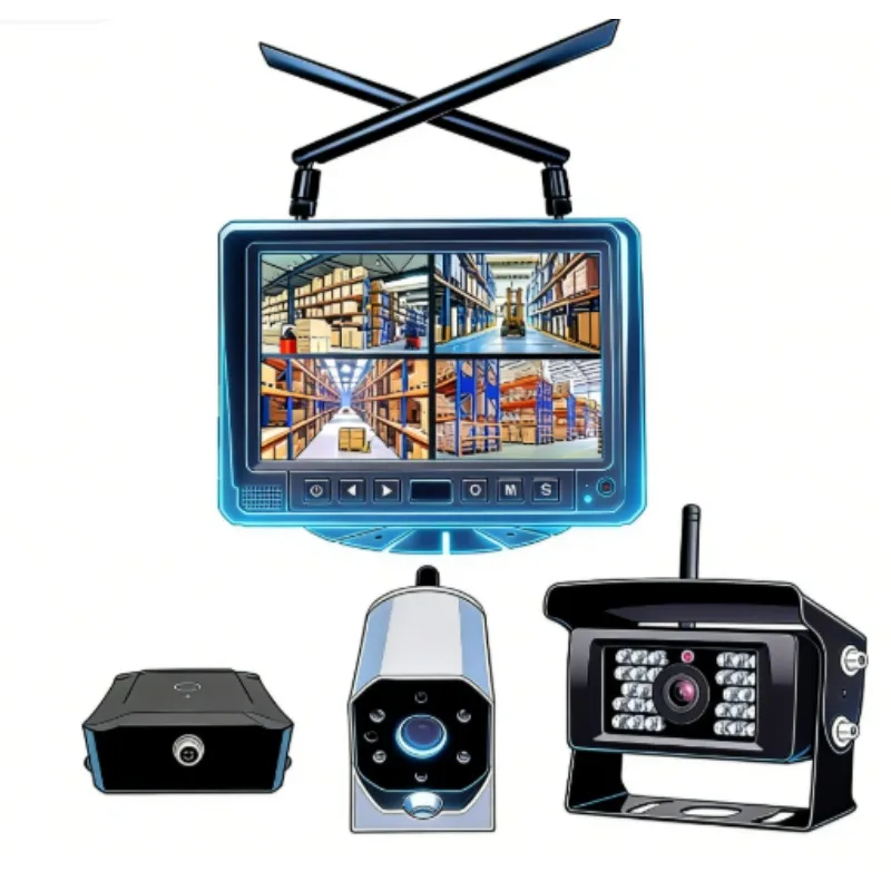 IP67 Forklift Wireless Monitoring System Supports Laser Positioning Video Recording for Warehouse Electric Forklift Made China