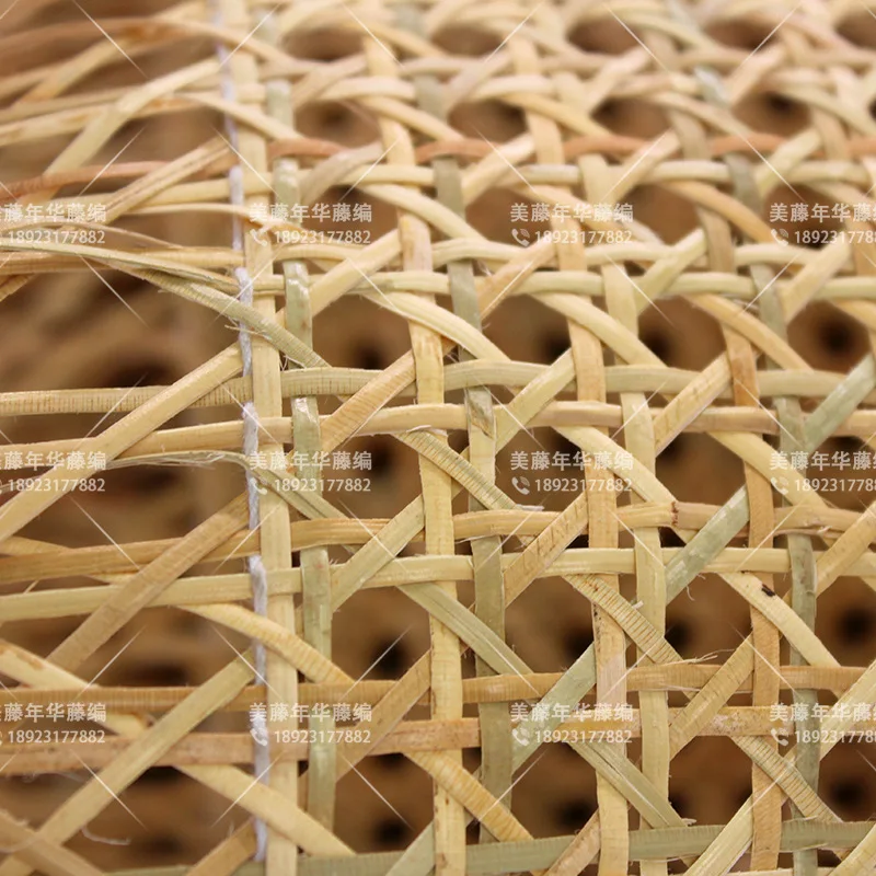 20-80CM Original Green Real Indonesian Natural Rattan Webbing Cane Hollow Wicker Chair Furniture Decoration Woven Firm Material