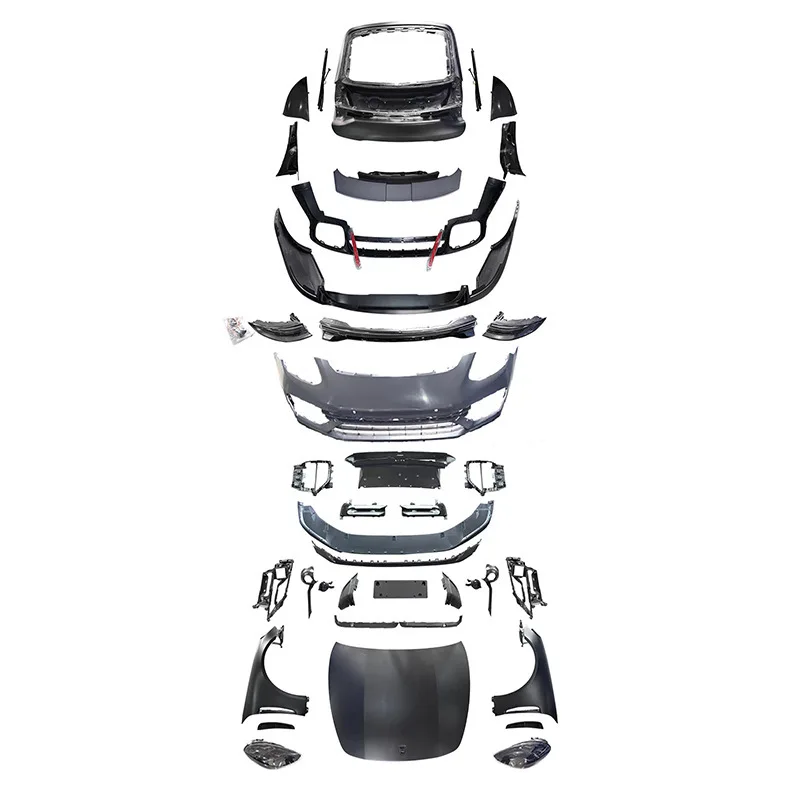 

Подходит для обновления 970 до модификации комплекта кузова 971, спойлер для передних и задних фар, без опускания, без обрезки