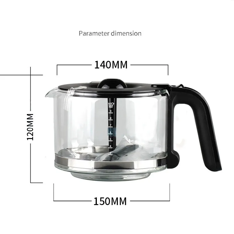 Kaffee Maker Glas Krug für Philips HD7761 HD7762 HD7765 HD7766 HD7767 HD7768 HD7769 Kaffee Maker Ersatzteile Zubehör