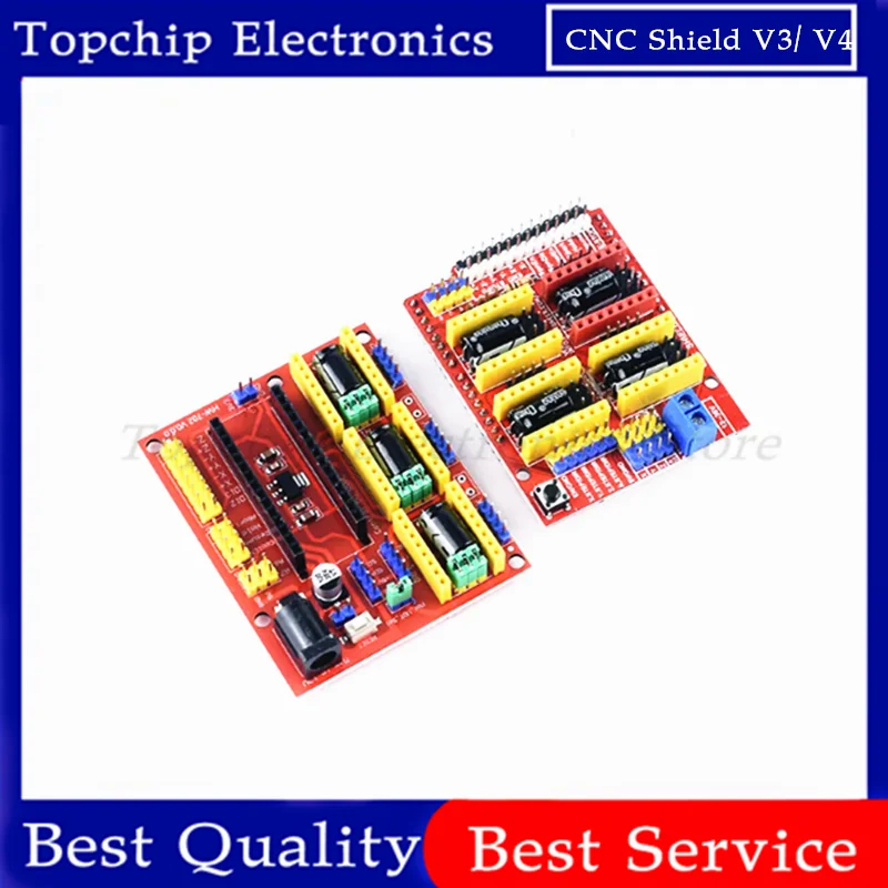 CNC Shield V3 V4 Expansion Board A4988 Driver Board V3 Engraver Shield 3D Printer CNC for arduno CNC Shield V3