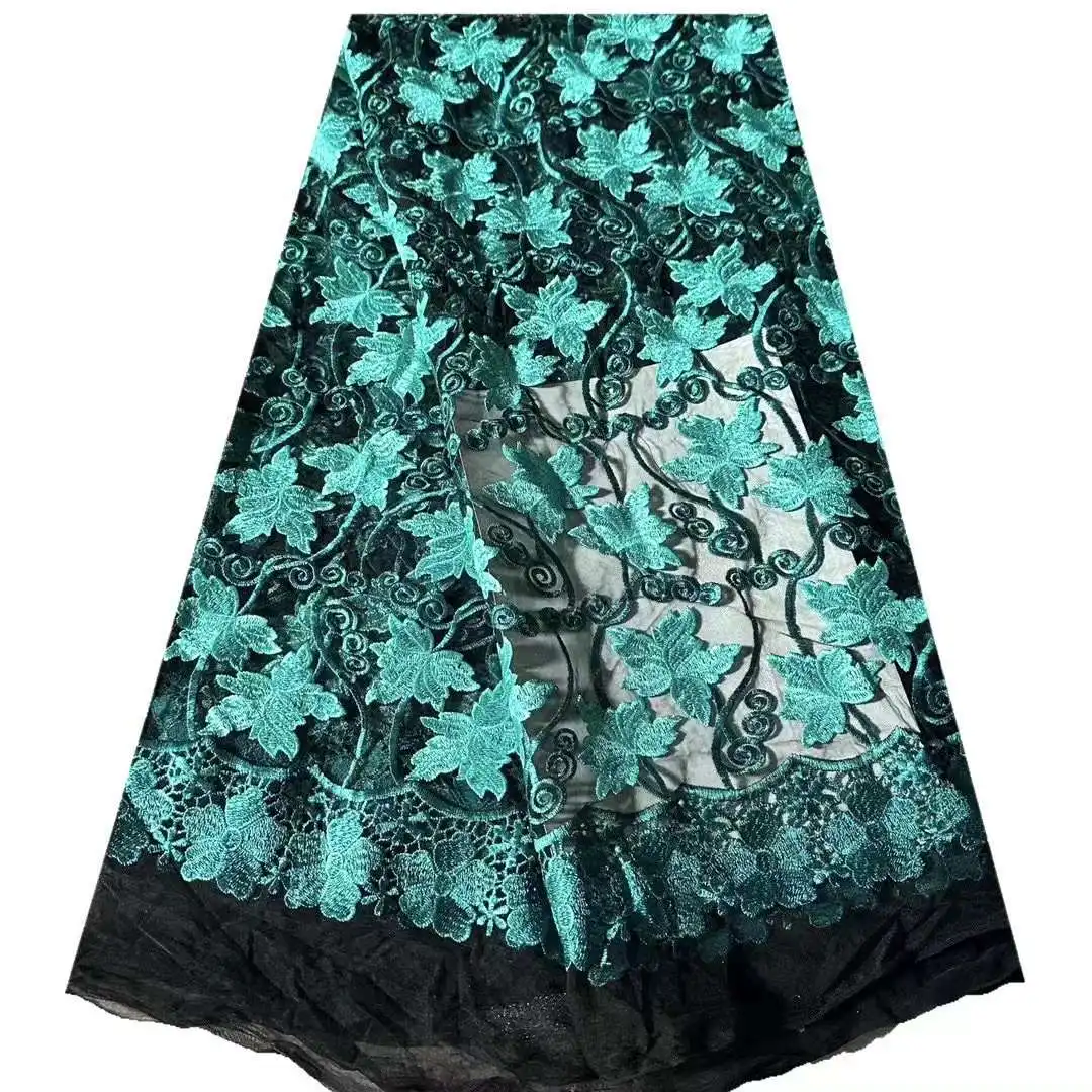 Wholesales 2024 Latest Best Quality Delicate Austria Very Soft Embroidered Tulle lace Fabric For Wedding Evening Dress U_Ge5978