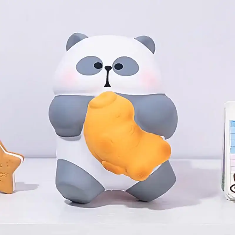 Panda Pop Knijpspeelgoed Schattig Cartoon Dier Langzaam Stijgende Pop Fidget Speelgoed Creatieve Panda Pinch Joy Thuis Bureau Decoratie Voor