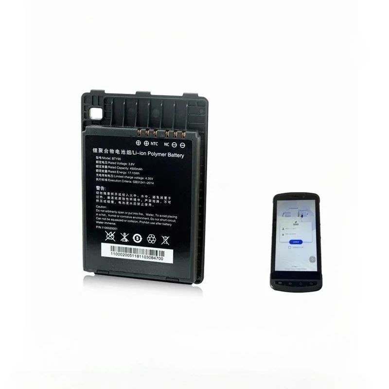 Nova bateria de alta qualidade 3.8v 4500mah para newland NLS-MT90 bty90 scanner de código de barras terminal portátil sem fio acumulador pda