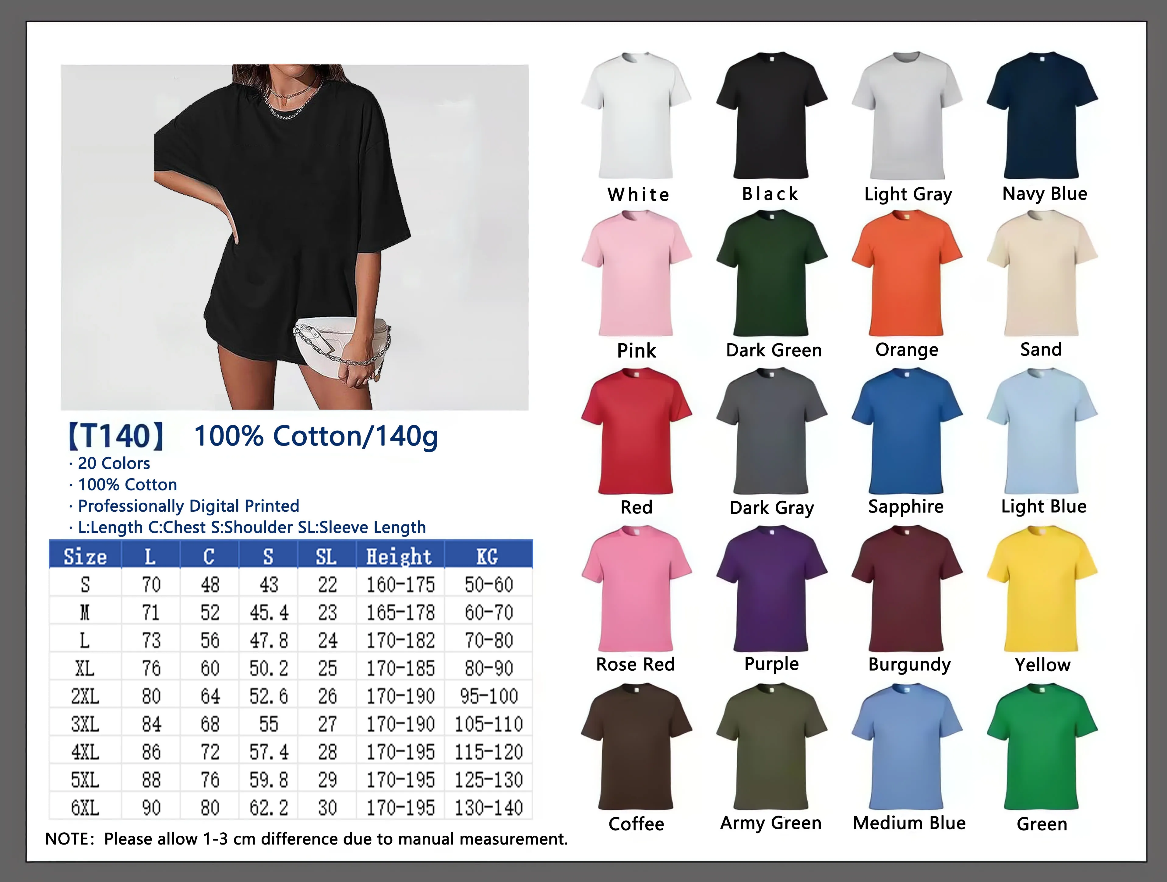 T-shirt graphic t shirts Fashion Unisex tops Street Vintage Oversized