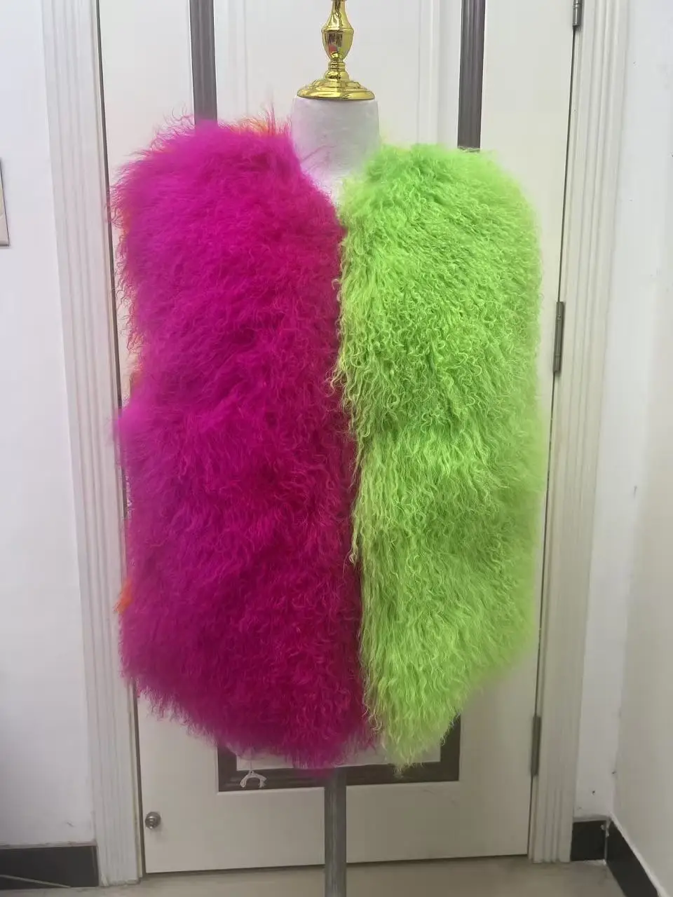 نمط جديد الشتاء أزياء المنغولية صوف الضأن سترة سترة للنساء سترة جلد الغنم الحقيقي الشتاء الدافئ المرأة سترة #5