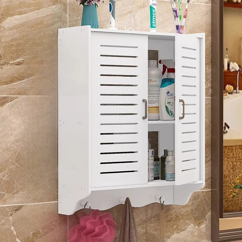 ‌Heavy Duty Bathroom Wall Mounted Shelves, No Drill Multi Layer Storage Cabinet, Spacious Shower Organizer with Rustproof Design