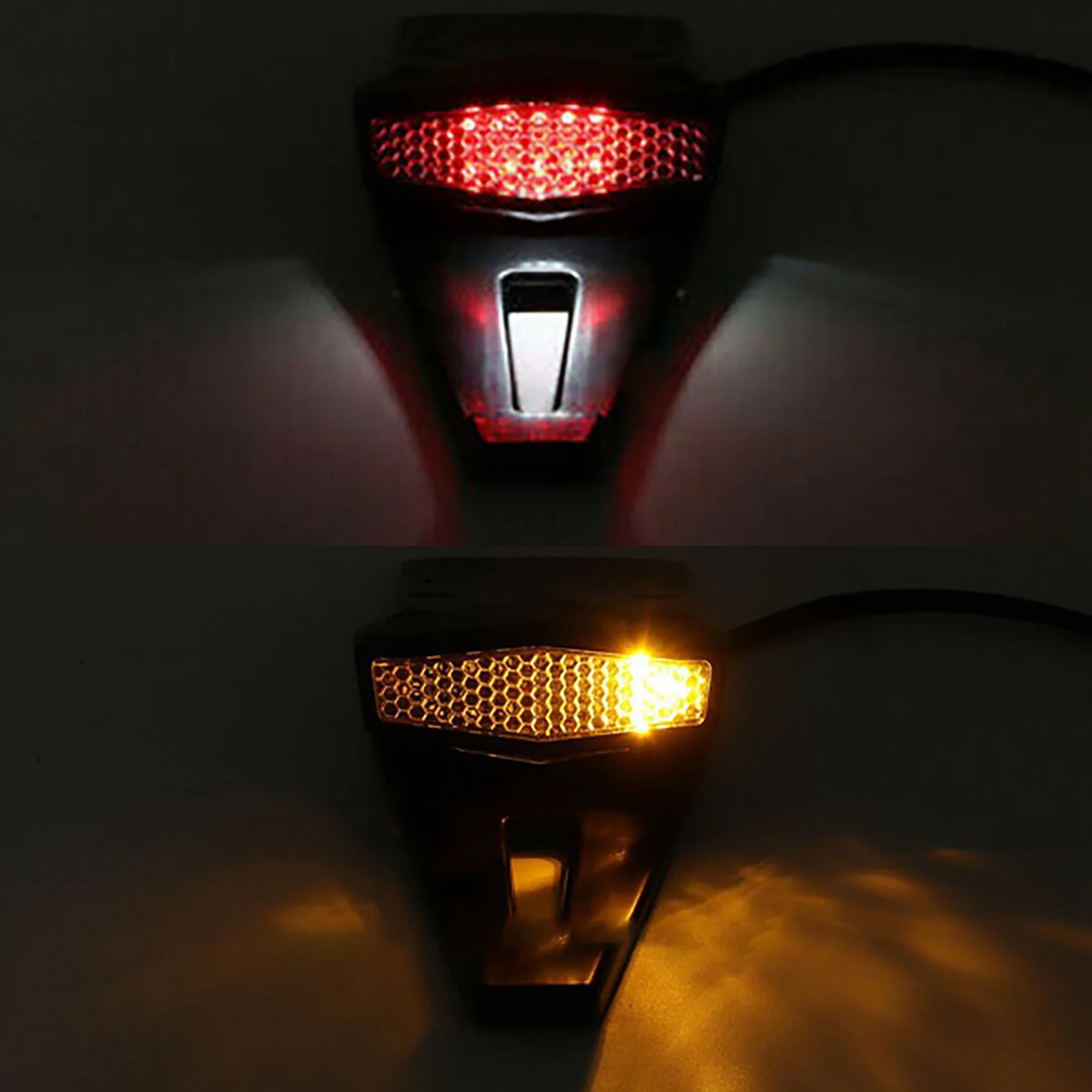 

Motorcycle Rear Fender Brake Tail Light License Plate Lamps Dirt BikeJAS