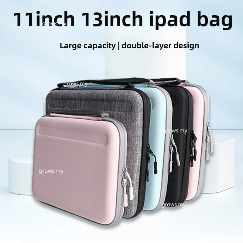 

For Xiaomi Pad 7 7Pro 11.2 5 6 Pro 11 6S Pro Redmi Pad Pro 5G 12.1 SE Poco Pad 2024 Multi-functional Storage Hard Box Bag
