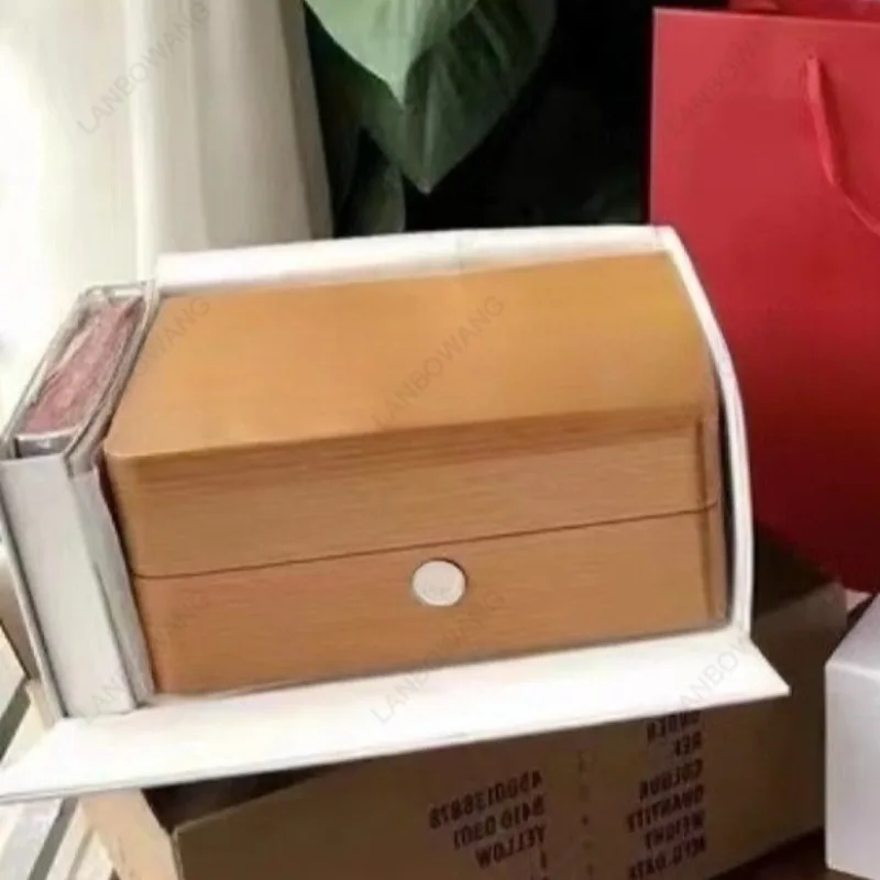 [Customized] Solid Wood High-end Watch Packaging Box, Gift Collection Storage Box, General Watch Box Bronzing Process - view 2