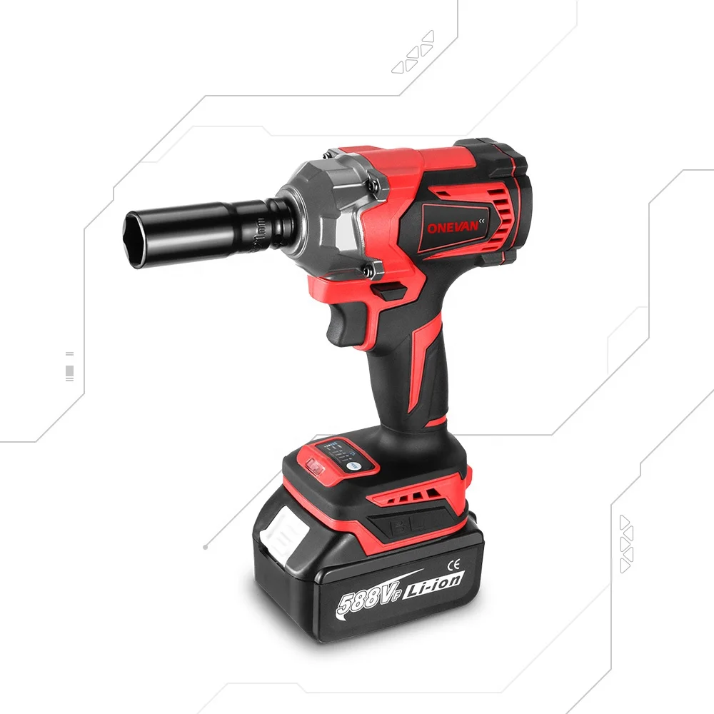 

1200Nm Brushless Electric Wrench DTW500 Cordless Impact Wrench Electric Screwdriver Power Tool for 18V Makita Battery