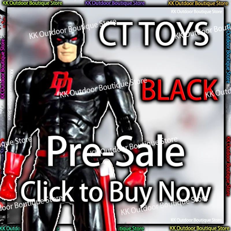 

New Hot Ct Toys Black Daredevil Red Mafex 223 Figure Comic Version SHF Anime Action Figure Figurine Statue Model Gifts Kids Toys