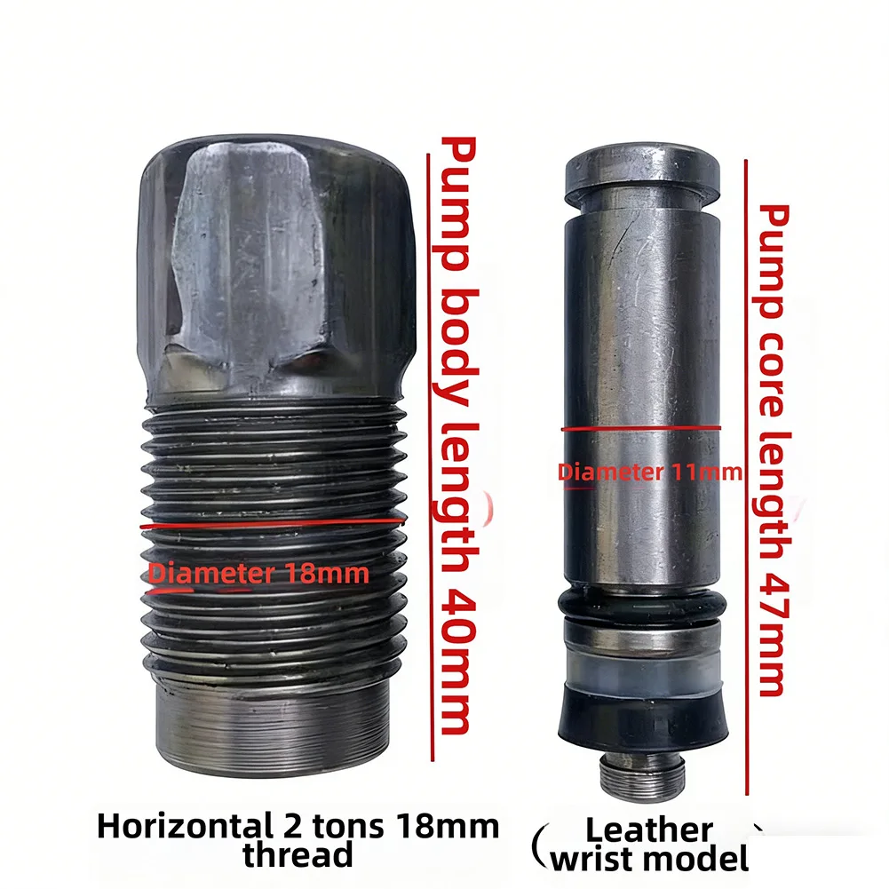 Hydraulic Jack Oil Pump for 2 Ton 2.5 Ton Horizontal Lifts with 16mm and 18mm Thread Cup Type Easy Installation
