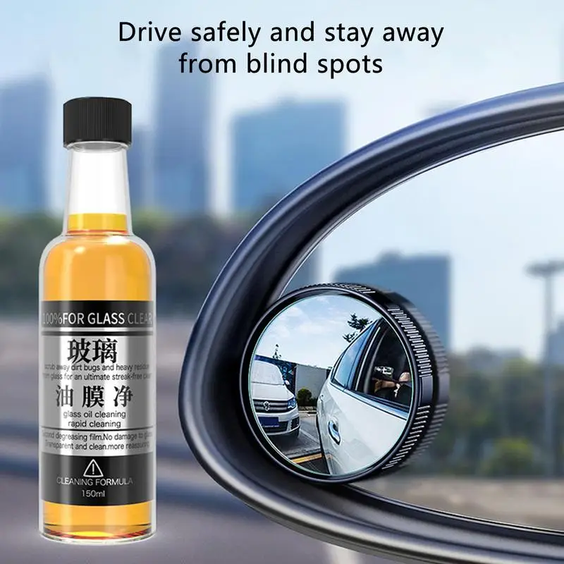 Car Oil Film Remover Window Cleaner 150ML Glass Oil Film Cleaner Glass Grease Water Stain Windshield Cleaner for vehicles