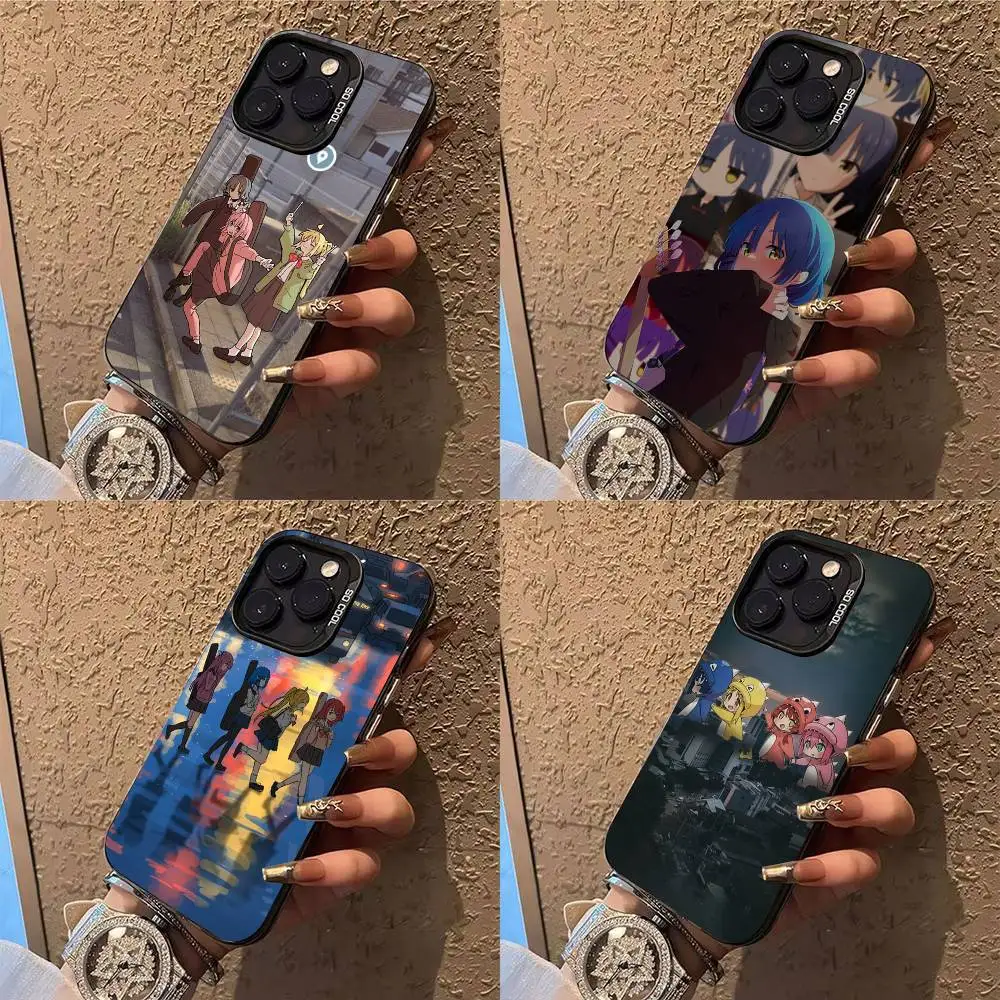 

Bocchi the Rock Phone Case For iPhone 17,16,15,14,13,12,X,8,Pro,Max,Plus,E,SE4,Air,Mini IMD Matte Black