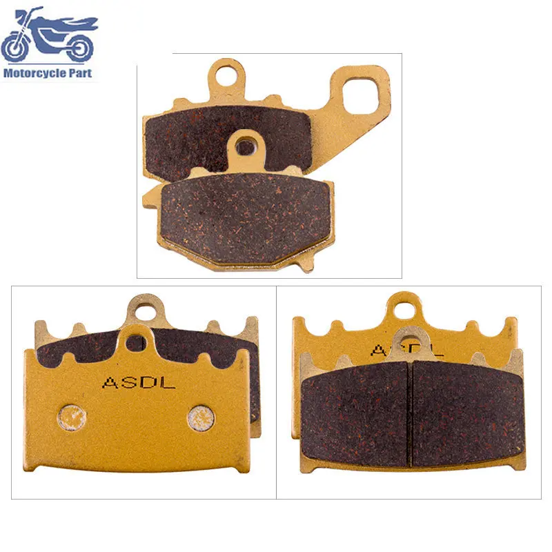 

Motorcycle Part Parts Front & Rear Brake Pads Disc Kit For KAWASAKI ZZR400 ZX400 N 1993-1999 ZX 6R 9R 600 400 ZX600F ZX9R #c