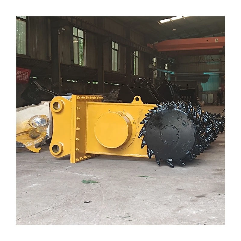 Hot Product Attachments Drum Cutter Hydraulic Heavy Duty Drum Cutter 360 Degree Rotary Drum Cutter Trenching Factory Price