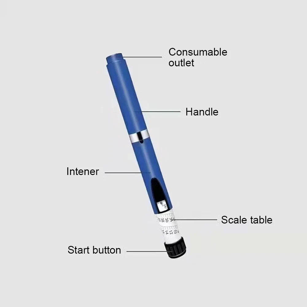 Multi-use Medical Aesthetics Injection Pen 3ml Empty Cassette Bottle Cartridges 4/6/8mm Pen Tip Sterile Individual Packaging Kit