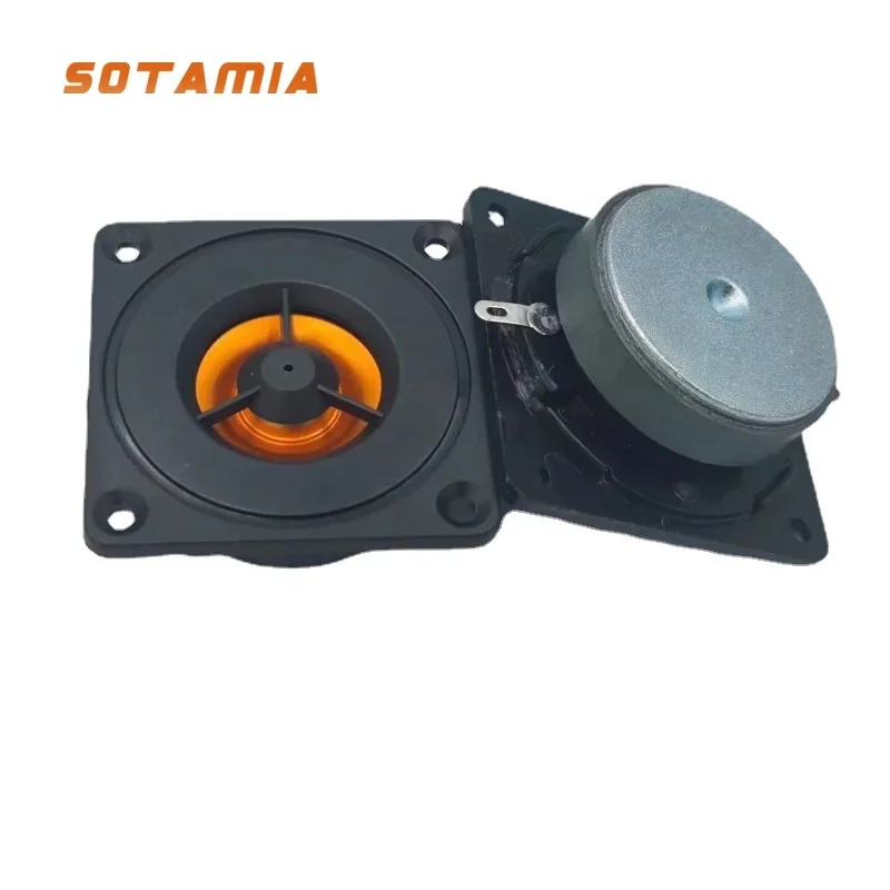 SOTAMIA 2Pcs 52MM Tweeter Audio Speaker 2 Inch 4 Ohm 15W HIFI Treble Speaker Home Mudic Sound Loudspeaker Modified Subwoofer