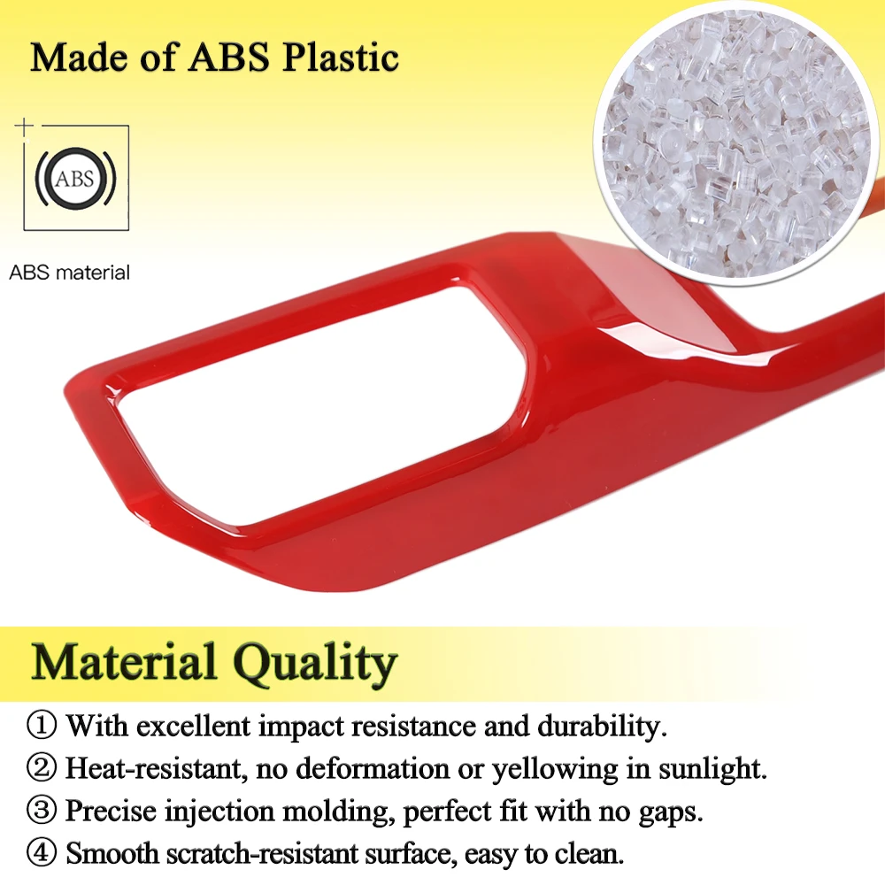 Interior Mouldings for Jeep Wrangler JL 2018-2023 4WD Gear Panel Decoration Cup Holder Panel Trim Carbon Fiber Car Accessories