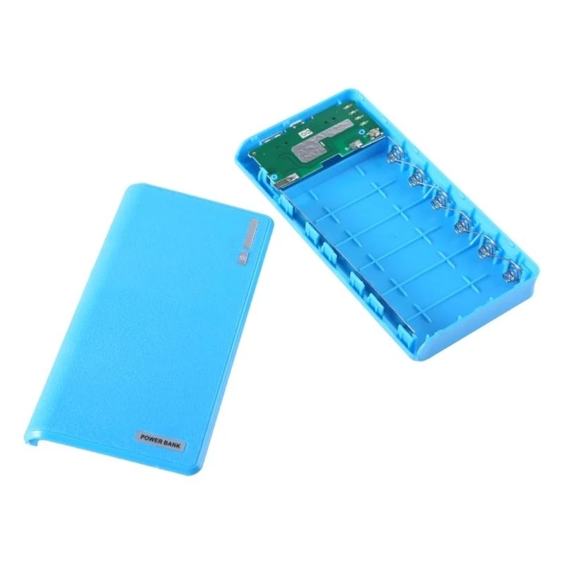 Dual USB 6x 18650 External Backup Battery Box for Case For Ph