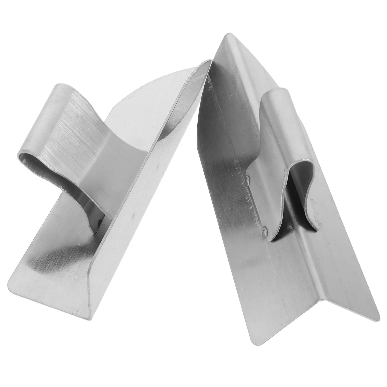 2Pcs Drywall Corner Trowel Steel Ergonomic Design for Easy Plastering Internal External Wall Corner Mudding Scraping