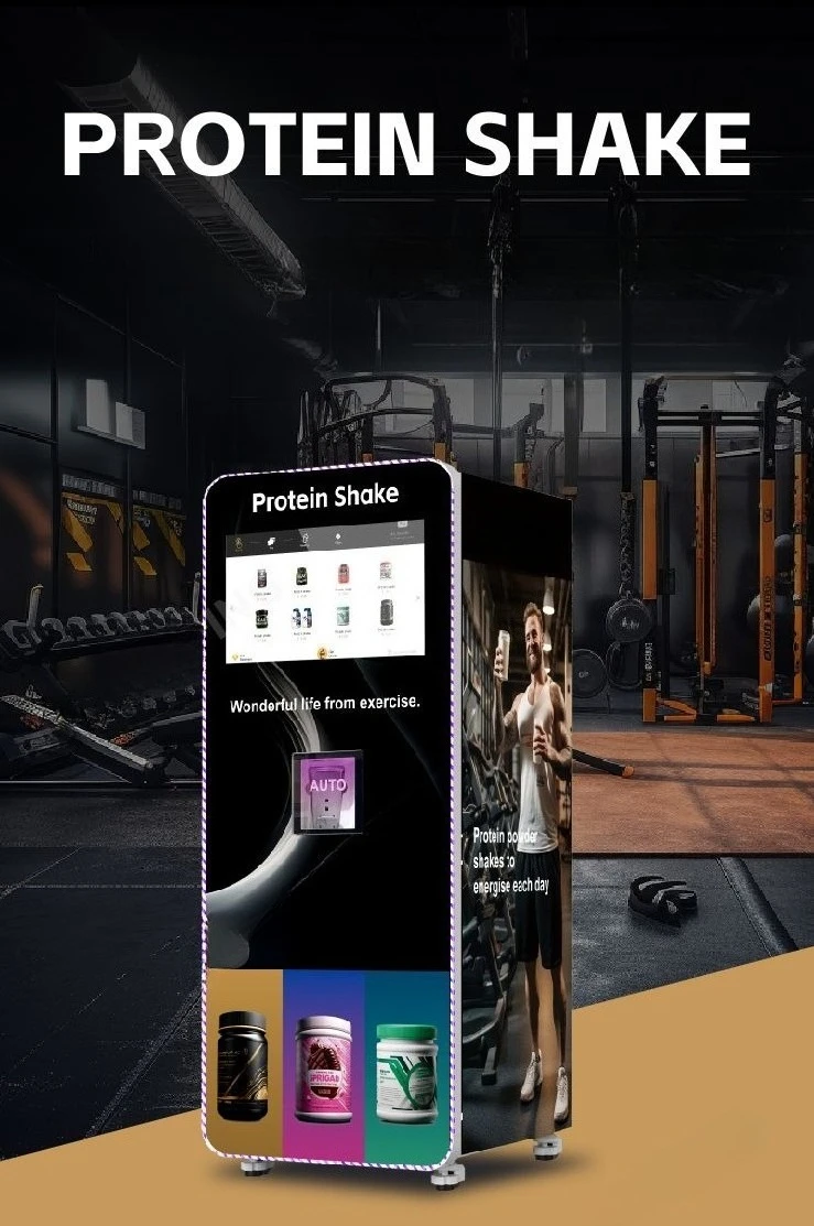 24 Hours Commercial Instant Smart Protein Shake Vending Machine Factory Price Coffee Vending Self-Service Vending OEM Beverage Dispenser