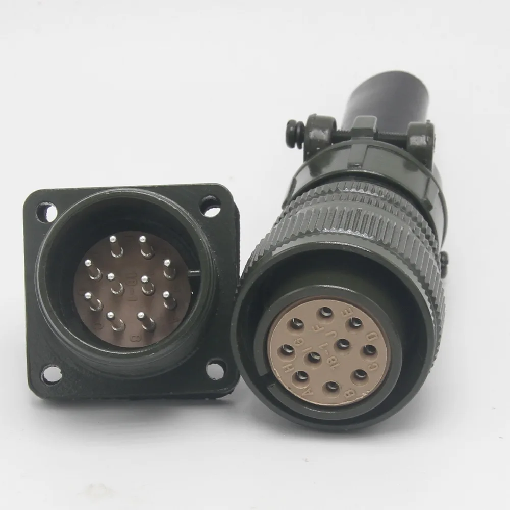 MS3106A MS3108B18-1S 10Pin Connector 18-1 Server Motor Encoder Plug Socket Connector Aviation Plug Straight Or Right Angle