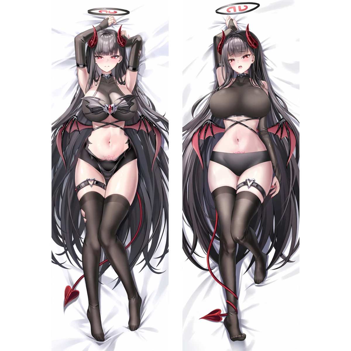 

Чехол Tsukatsuki Rio Dakimakura, аниме Vtuber для девочек и взрослых, Waifu, длинная наволочка для тела больших размеров, сделай сам, индивидуальный подарок с принтом