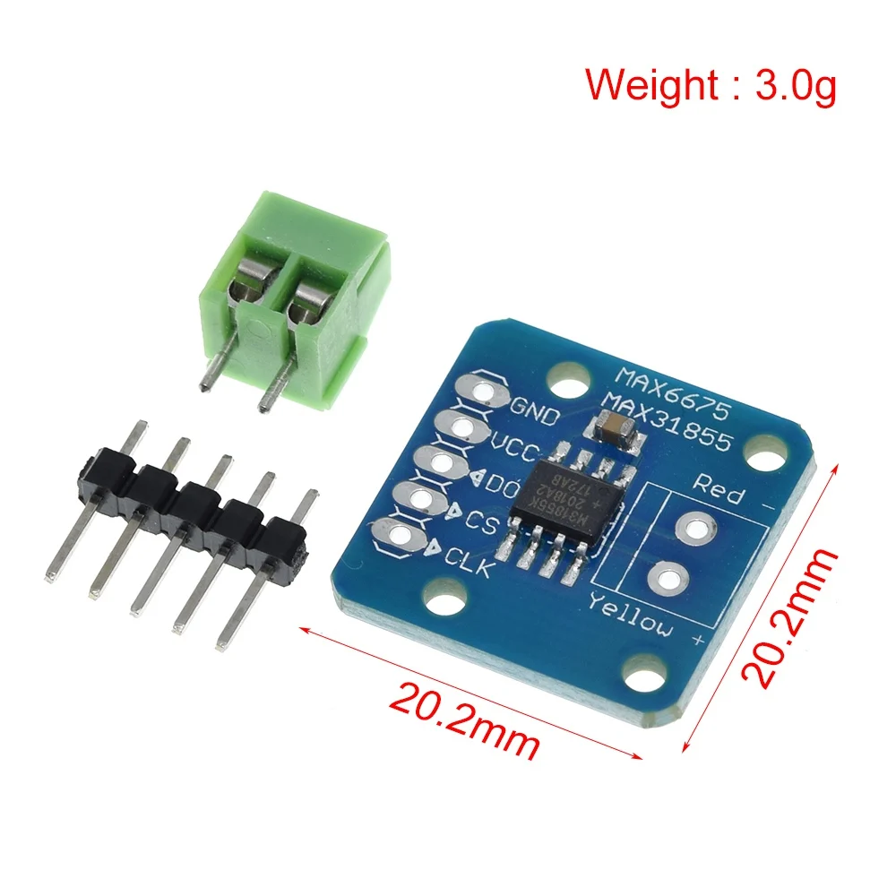 1PCS MAX31855 K Type Thermocouple Breakout Board Temperature Measurement Module For Arduino