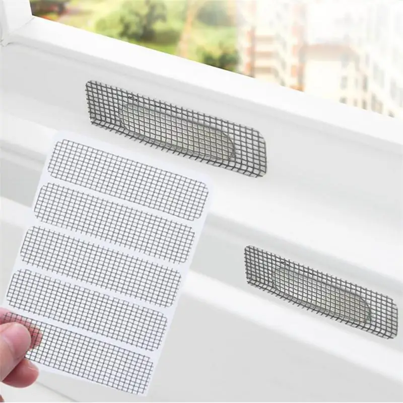 5pcs Anti-insect Fly Bug Door Window Mosquito Screen Net Repair Tape Patch Adhesive Window Repair Accessories