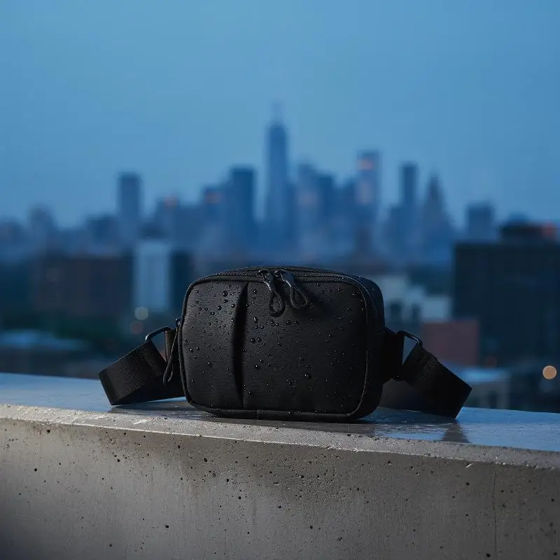 

Men Women Crossbody Bag with Secure Phone Pouch Perfect Lightweight Shoulder Bag for On the Go