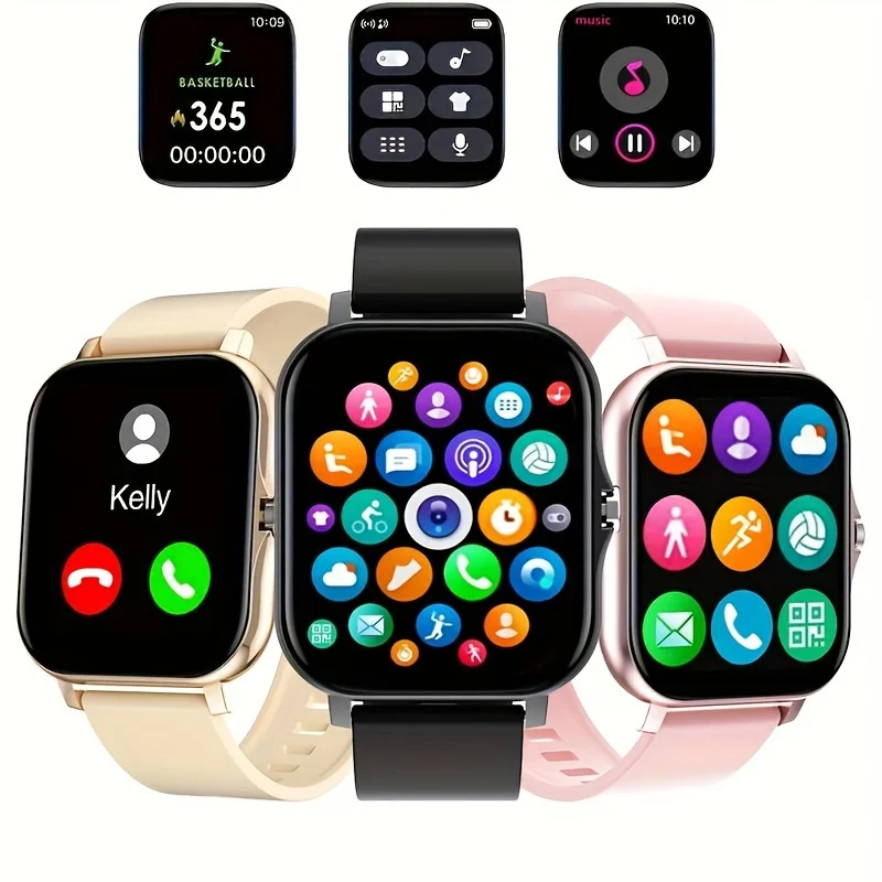 Smartwatch, Wireless Calling/dialing, Multi-sport Mode, Multiple APP Alerts, Compatible with IPhone/Andriod