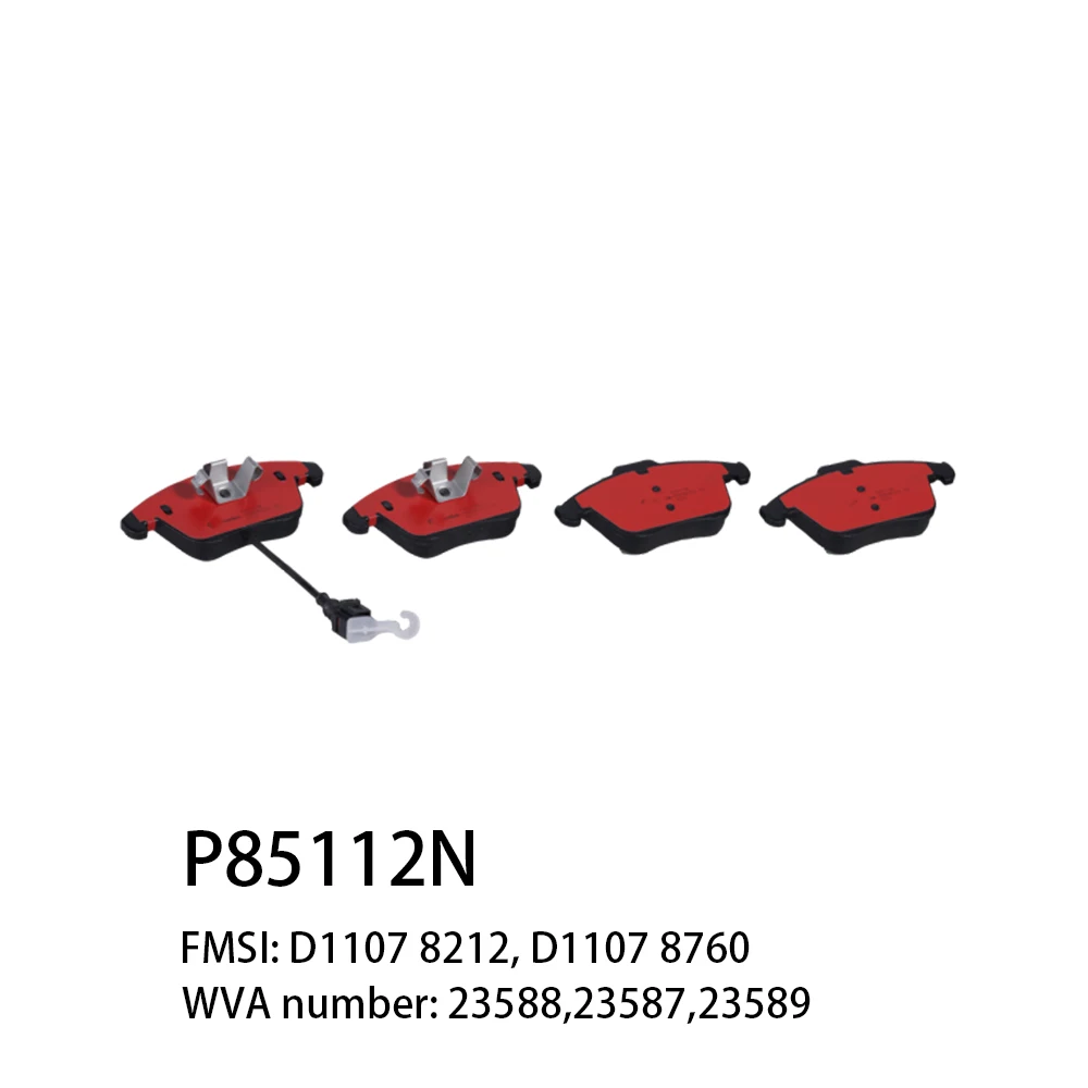 

Original Ceramic Front brake pad P85112N FMSI D1375 8486