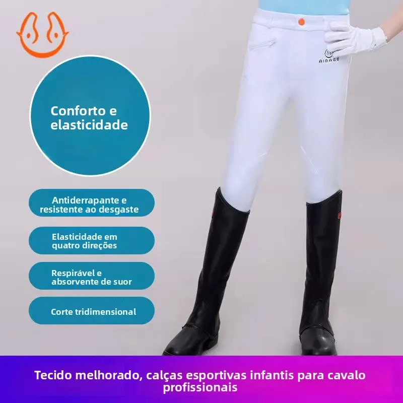 children's-comfortable-wearable-riding-equipment-set-summer-style-men's-trousers-women's-riding-clothing-men