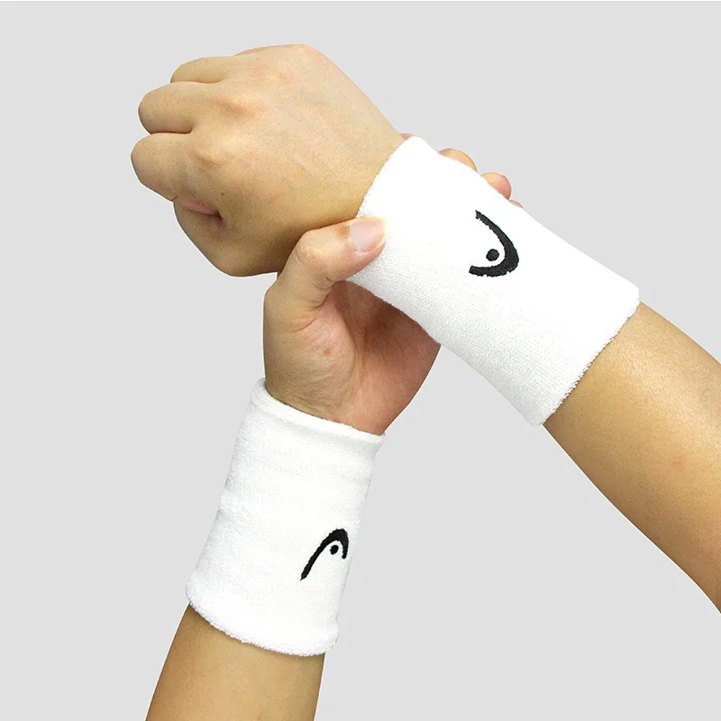 Original HEAD Tennis Wristband Badminton Sport Wristband Cotton Comfortable Sweat Wiping Non Slip Wristband