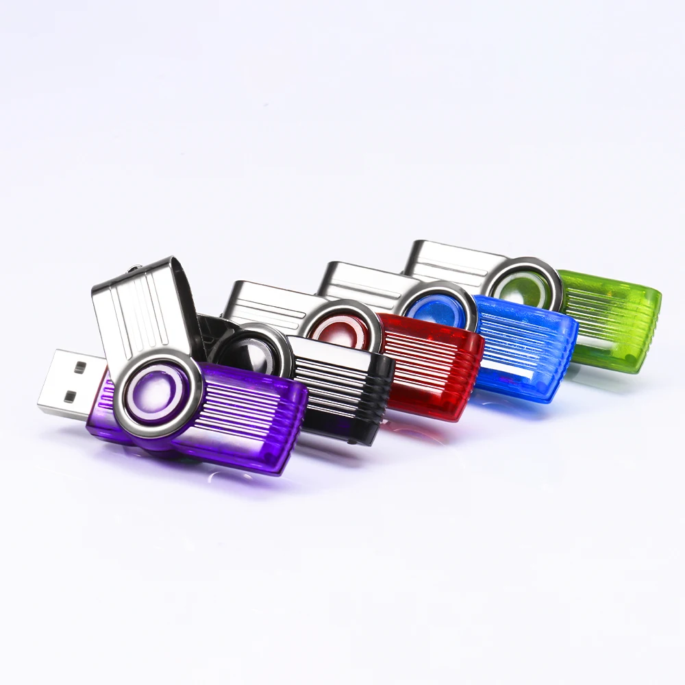 100 PCS LOT USB Flash Drive 128GB Free Key Chain Memory Stick 64GB Mini Colorful Pen Drive 32GB Free Custom Logo USB Stick 16GB