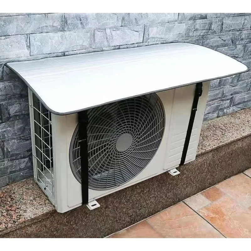 Outdoor Air Conditioner Outer Unit Cover Rain Resistant Dust Sun Blocking Protective Cloth For Energy Saving AC Equipment