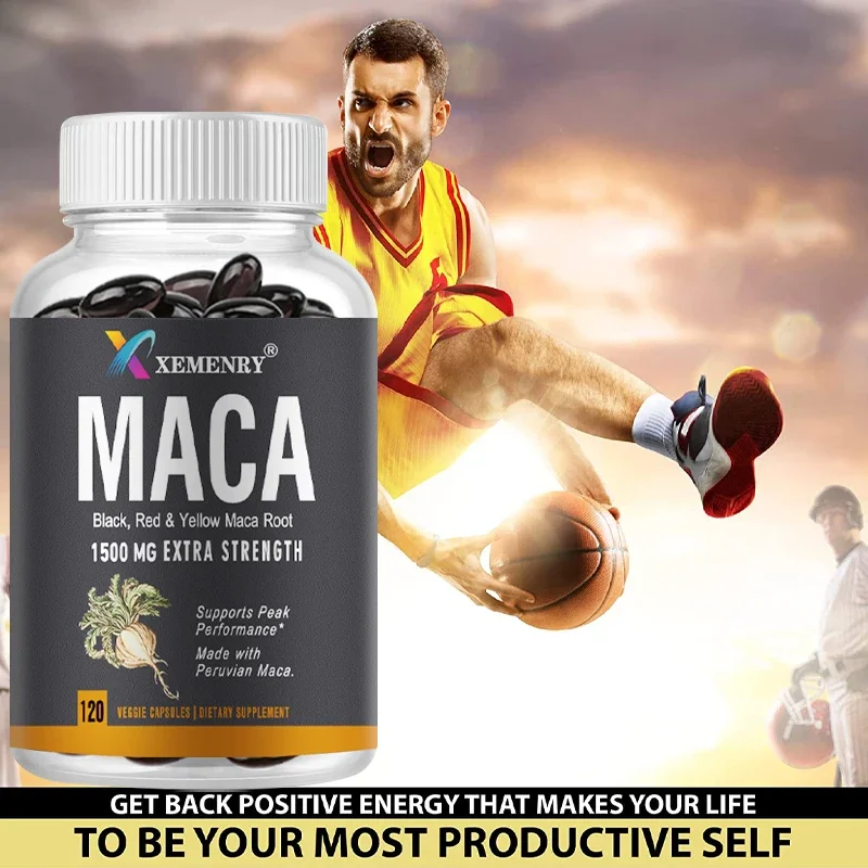 Maca Extract, Enhanced Potency Energy Booster, Anti-Fatigue Supplement