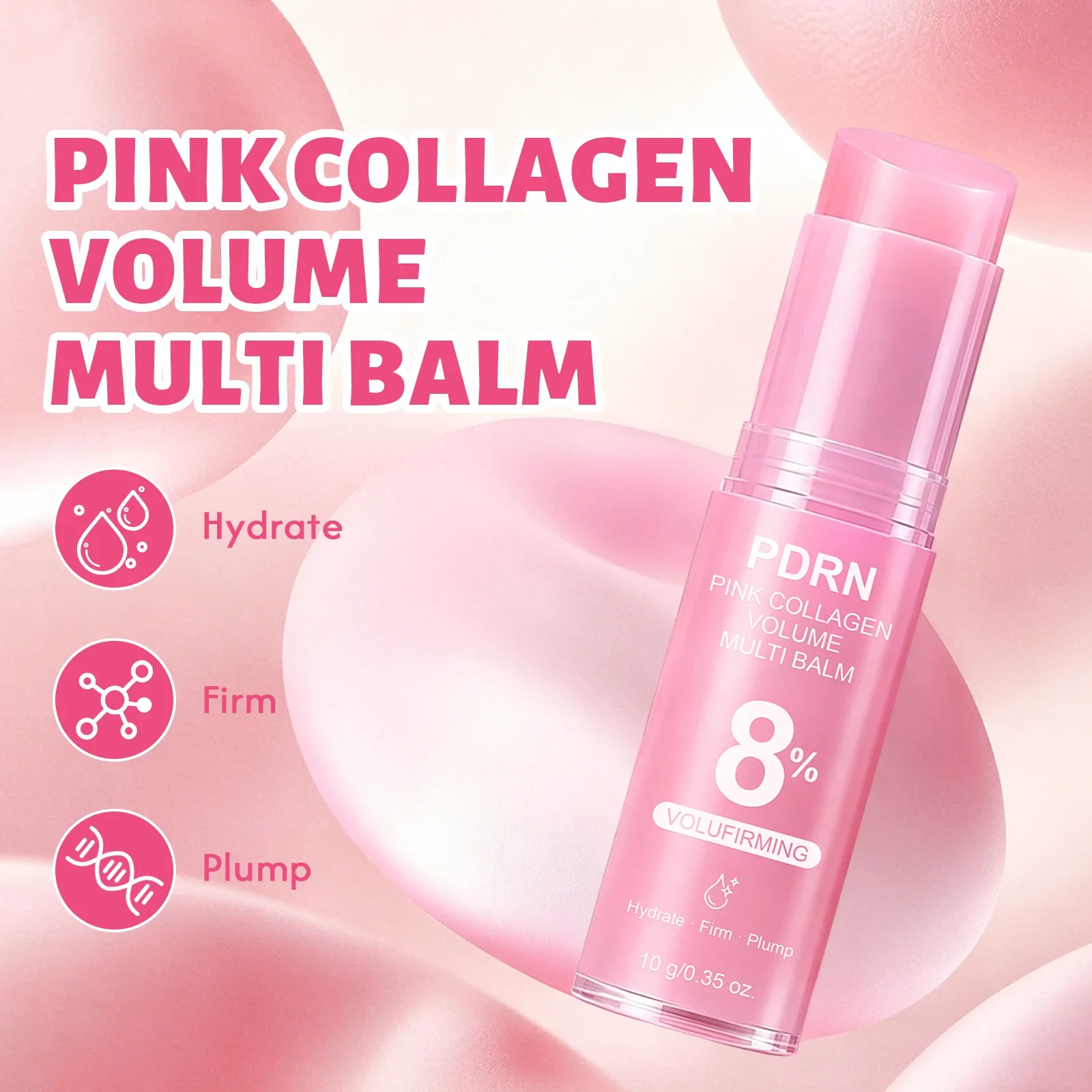 10g PDRN Kollagen Multi-Balm-Stick Retinol Peptid Straffend Aufpolsternd Glättet Feine Linien Für Alle Hauttypen Gesichtspflege – Detail 1