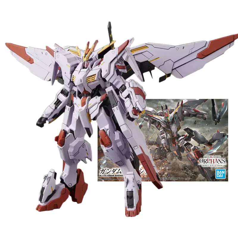 

Original Genuine Gundam Model Kit Anime Figure HG 1/144 GUNDAM MARCHOSIAS Action Figures Toys Collectible Gifts for Children