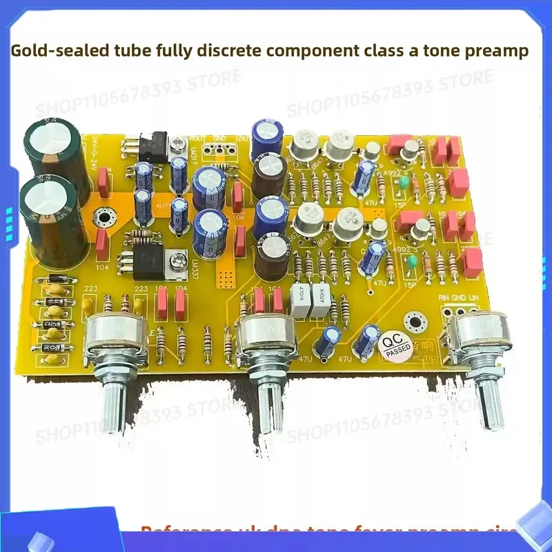 for British Discrete Front Stage HIFI Tone Board Audio Power Amplifier with Gold Seal Tube