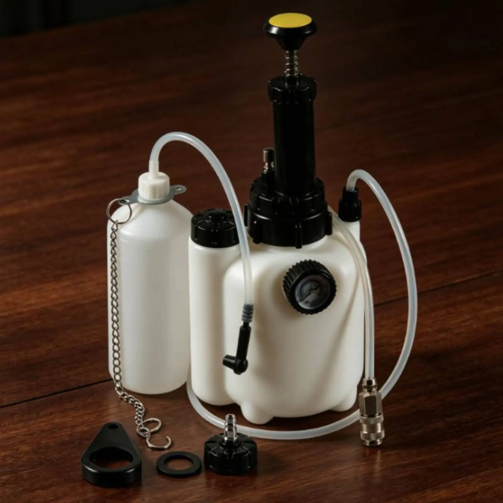 

Car Brake Oil Change Tool Single-Person-Man Operation Manual Brake Bleeder Bottle Clutch Fluid Change Kit Portable Design