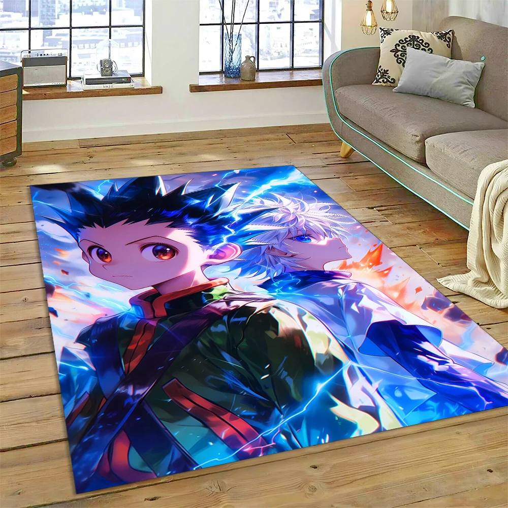 

HXH Hunter X Hunter 3D Killua Zoldyck мультфильм аниме ковер ковер для гостиной спальни домашний диван украшение, нескользящий напольный коврик