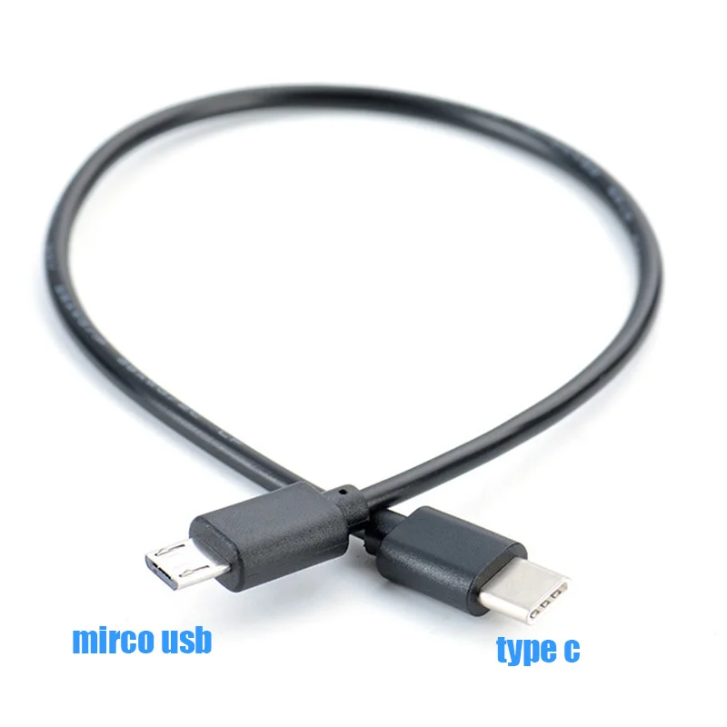 30cm Usb-C Type C to Micro USB Male Sync Charge OTG CHARGER extend converter Cable Cord Adapter connector Wire