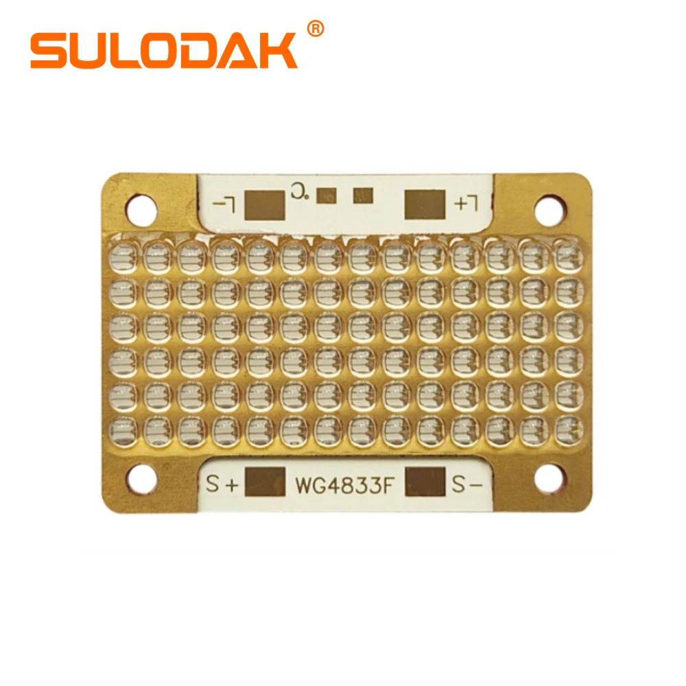 385NM/395NM Uv Led Light Bead Module for UV led Lamp 84pcs LED Chips Light Bead High Thermal Conductivity Copper Substrate