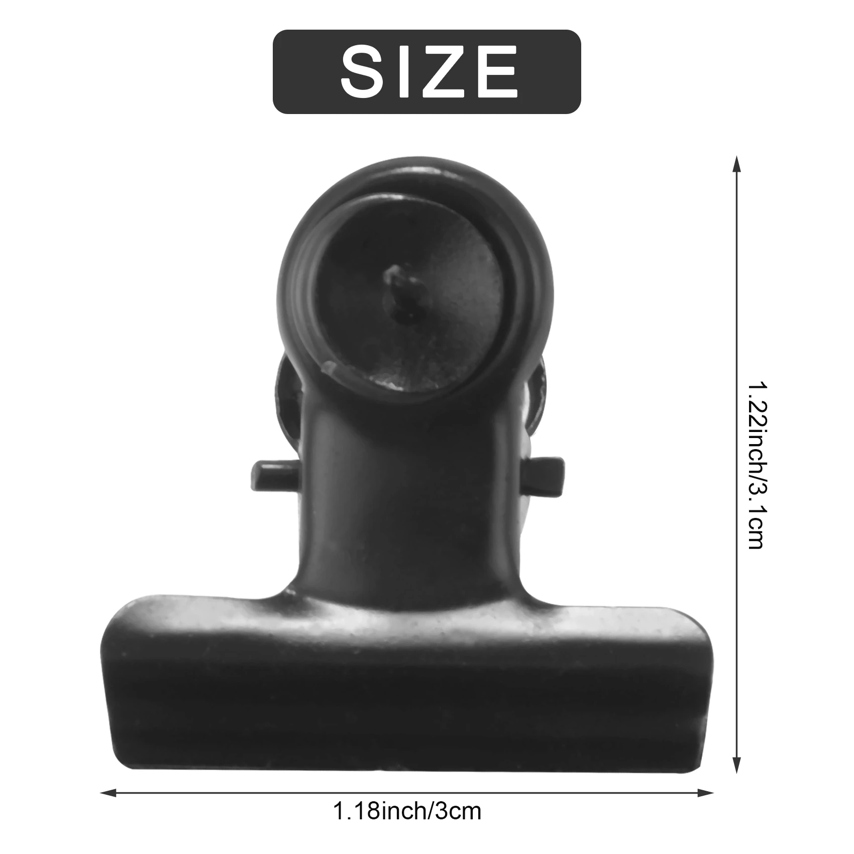 Reliable30pcs Black Push Pins Clips With Thumb Tacks Set For School Artworks Projects On Cork Board Photos On Bulletin