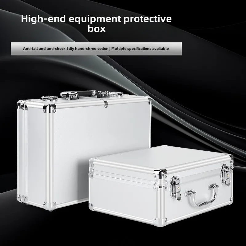 

Toolbox Aluminum Alloy Multifunctional Suitcase Insurance Storage Aluminum Box